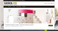 Desktop Screenshot of kebek.es