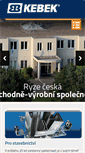 Mobile Screenshot of kebek.cz